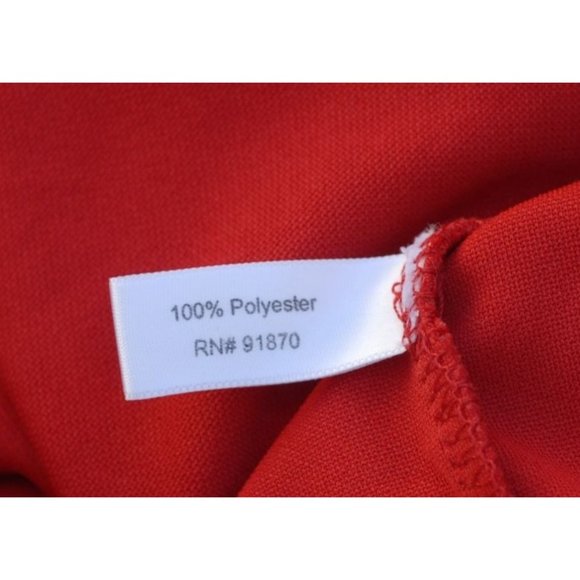 Bolle Tech Golf Shirt Men's Red XL Long Sleeve‎ Pullover Mock-neck Polyester - Picture 5 of 6